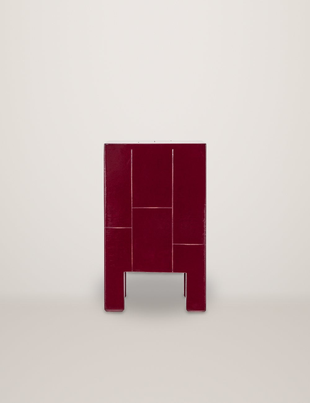 Brick Red Side Table
