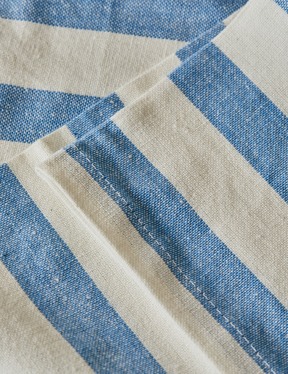 Blue Vintage Striped Napkins - Pack of 4