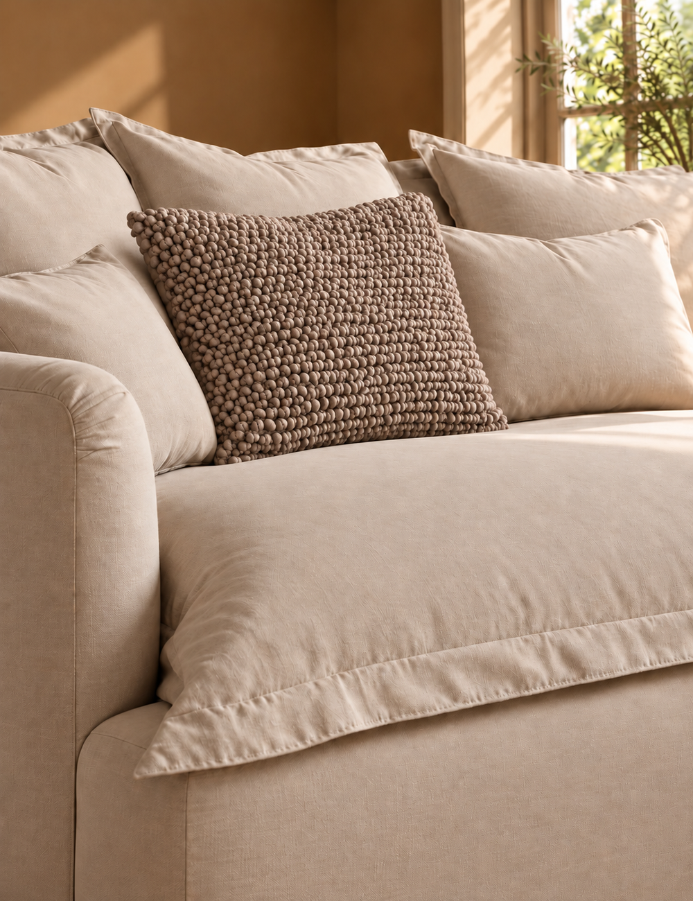 Taupe Pino Cushion