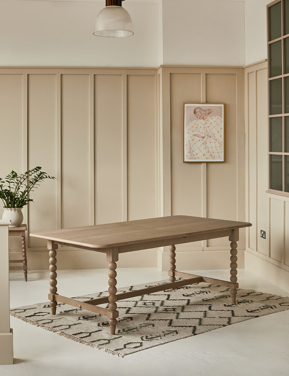 Frances Bobbin Eight Seater Dining Table