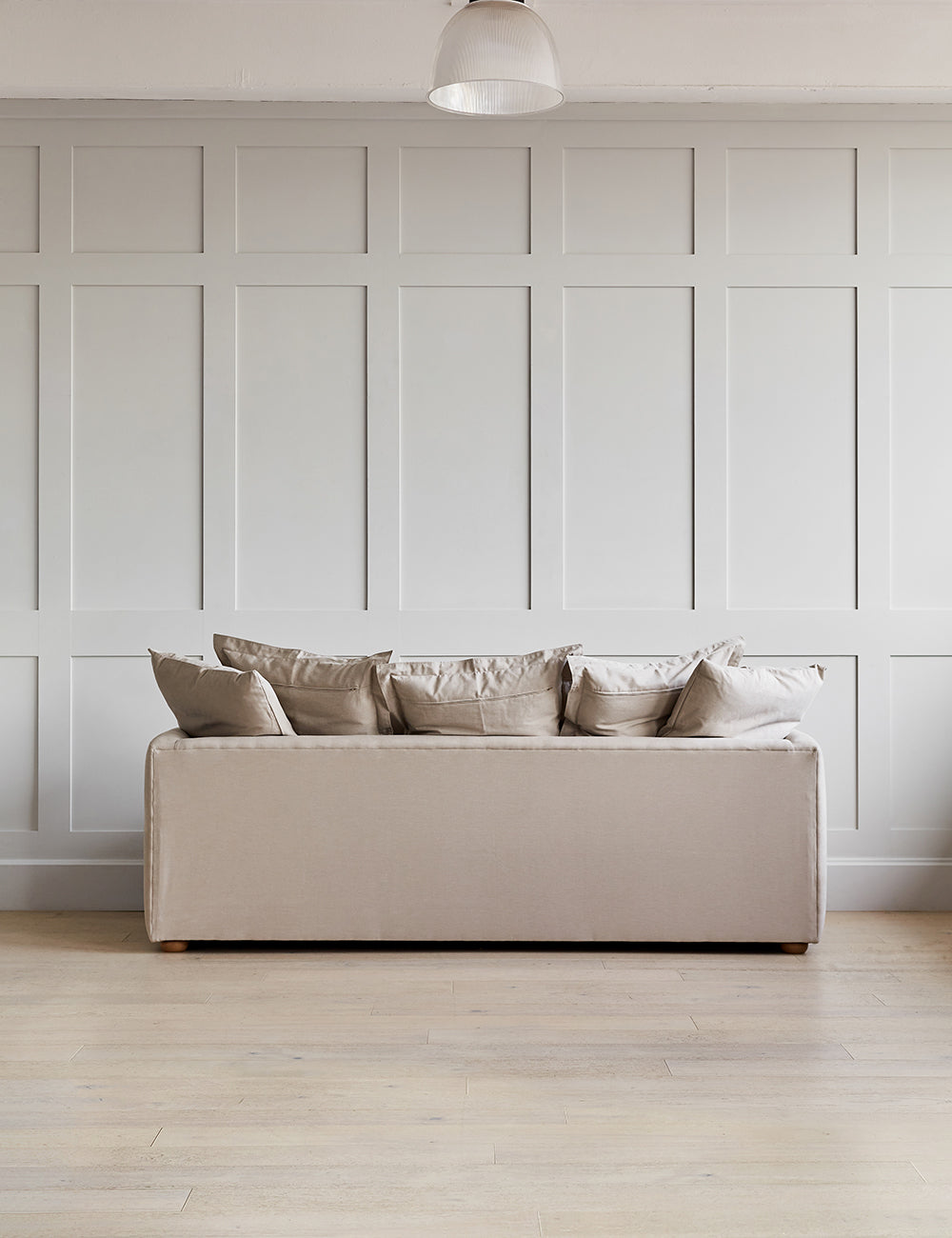 Penny Sofa 2 Seater With 1 Seat Cushion in Velvet Duck Egg