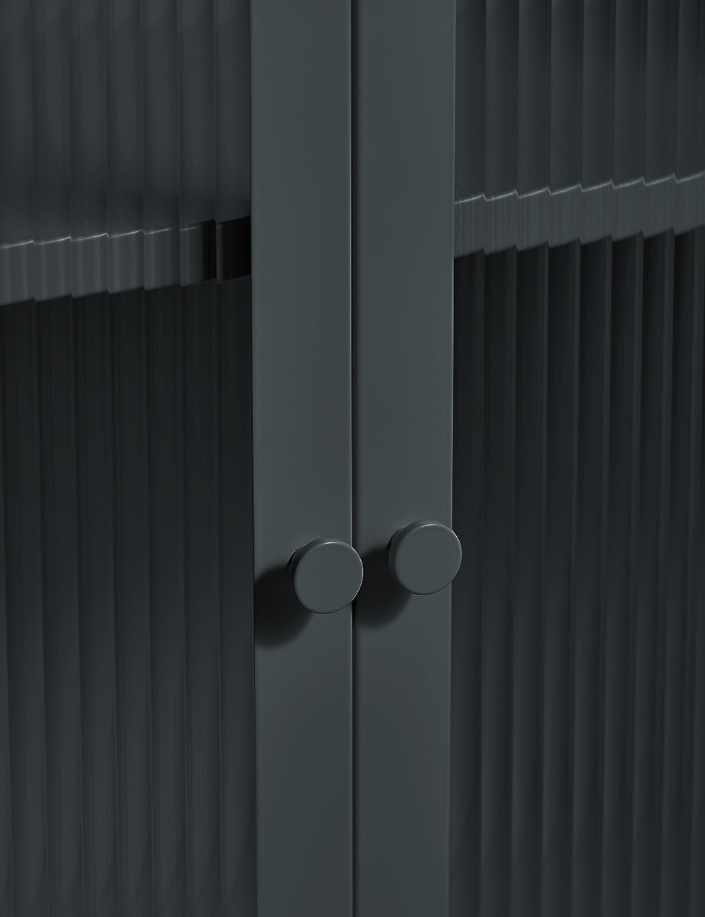 Tall Taylor Glass Cabinet in Ash