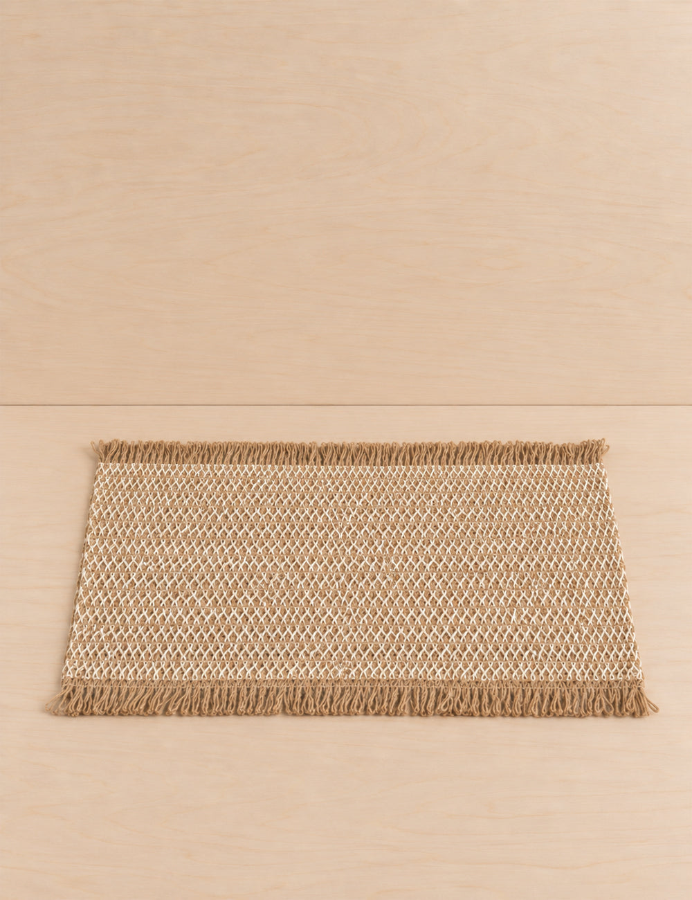 Set of 4 Striped Jute Placemats