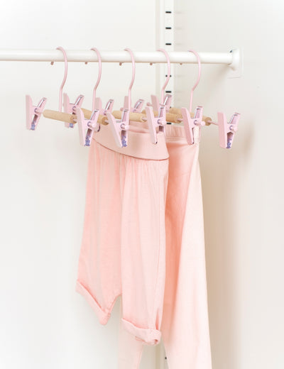 Kids Clip Hangers in Blush