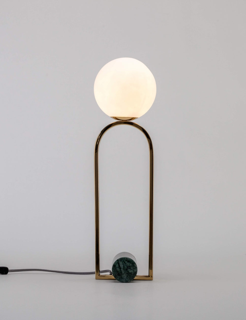 houseof Marble Column Table Lamp