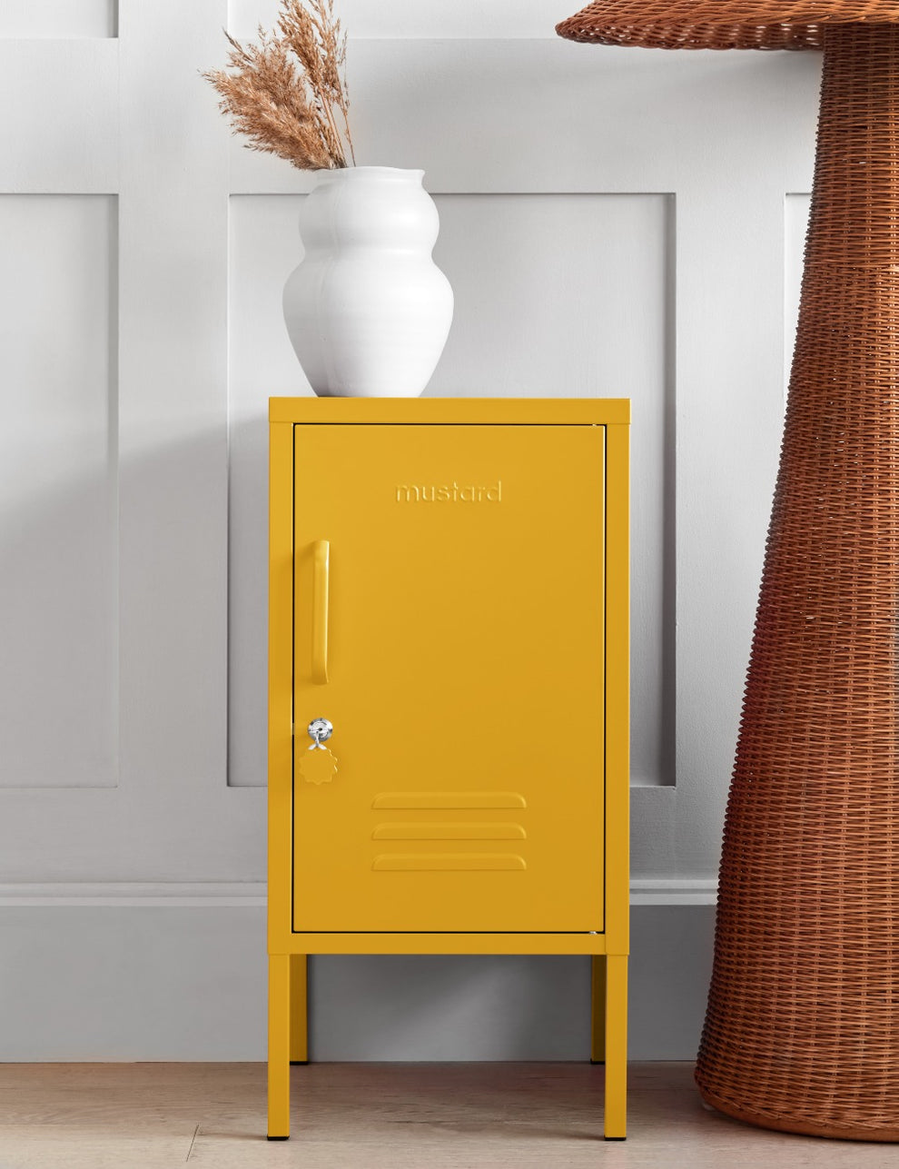 Mustard Made Lockers - The Shorty Short Locker Right Hand Opening - Mustard Yellow Styled