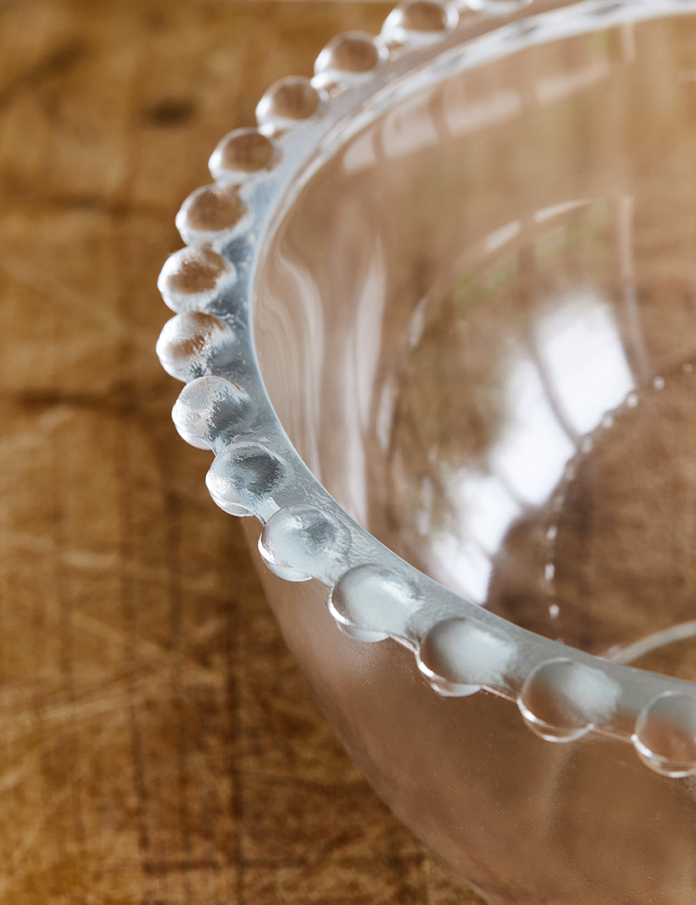 Pearl Glass Serving Bowl