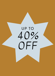 UP TO 40% OFF