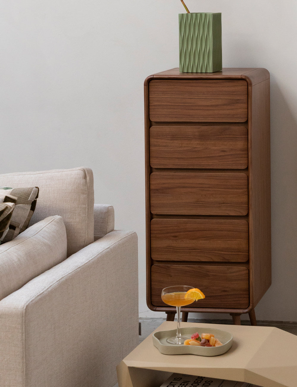 Stella Cabinet Walnut