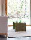 RikRak coffee table with Green Tiles