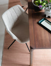 Large Toffee Dining Table Walnut