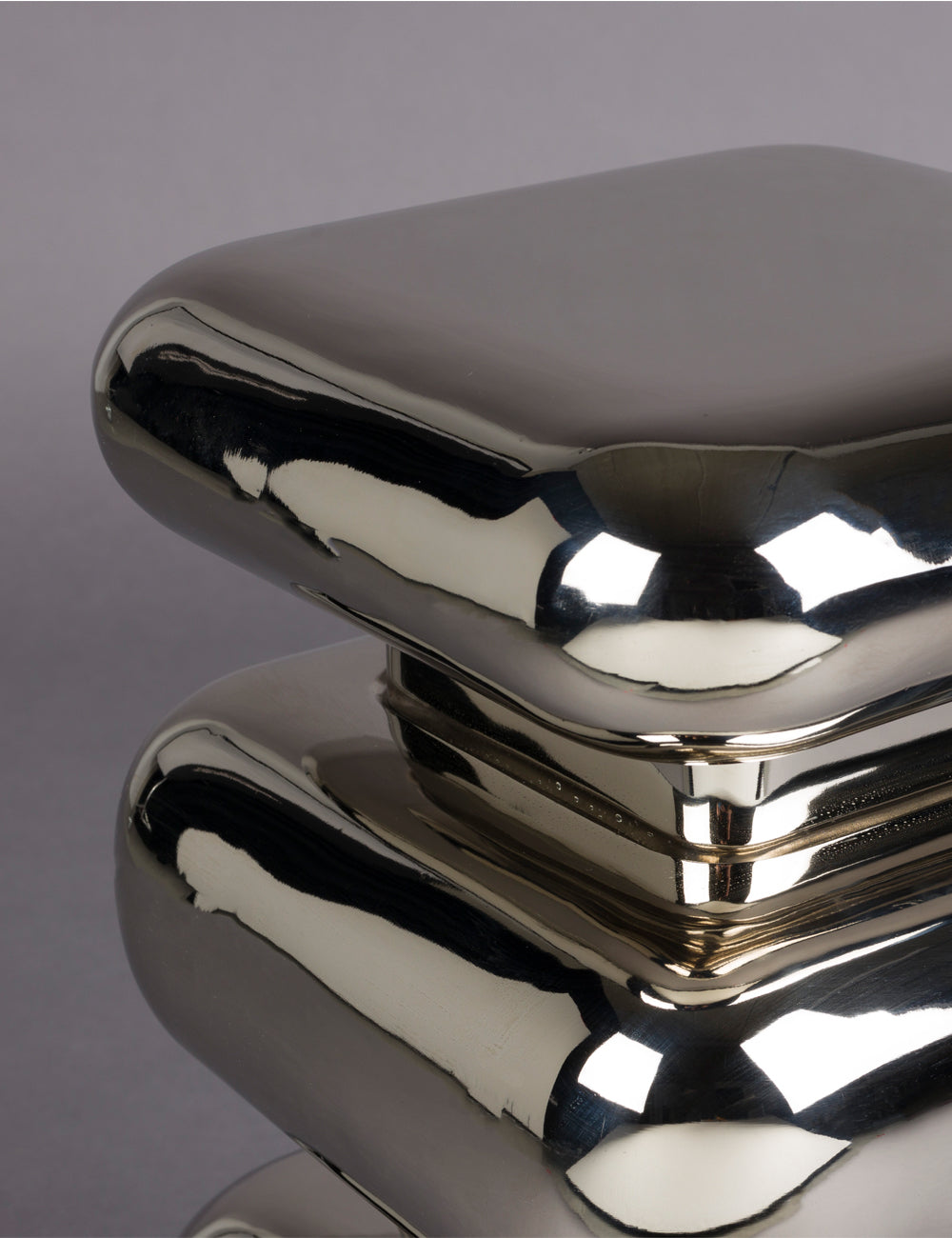 Poodle Stool in Chrome