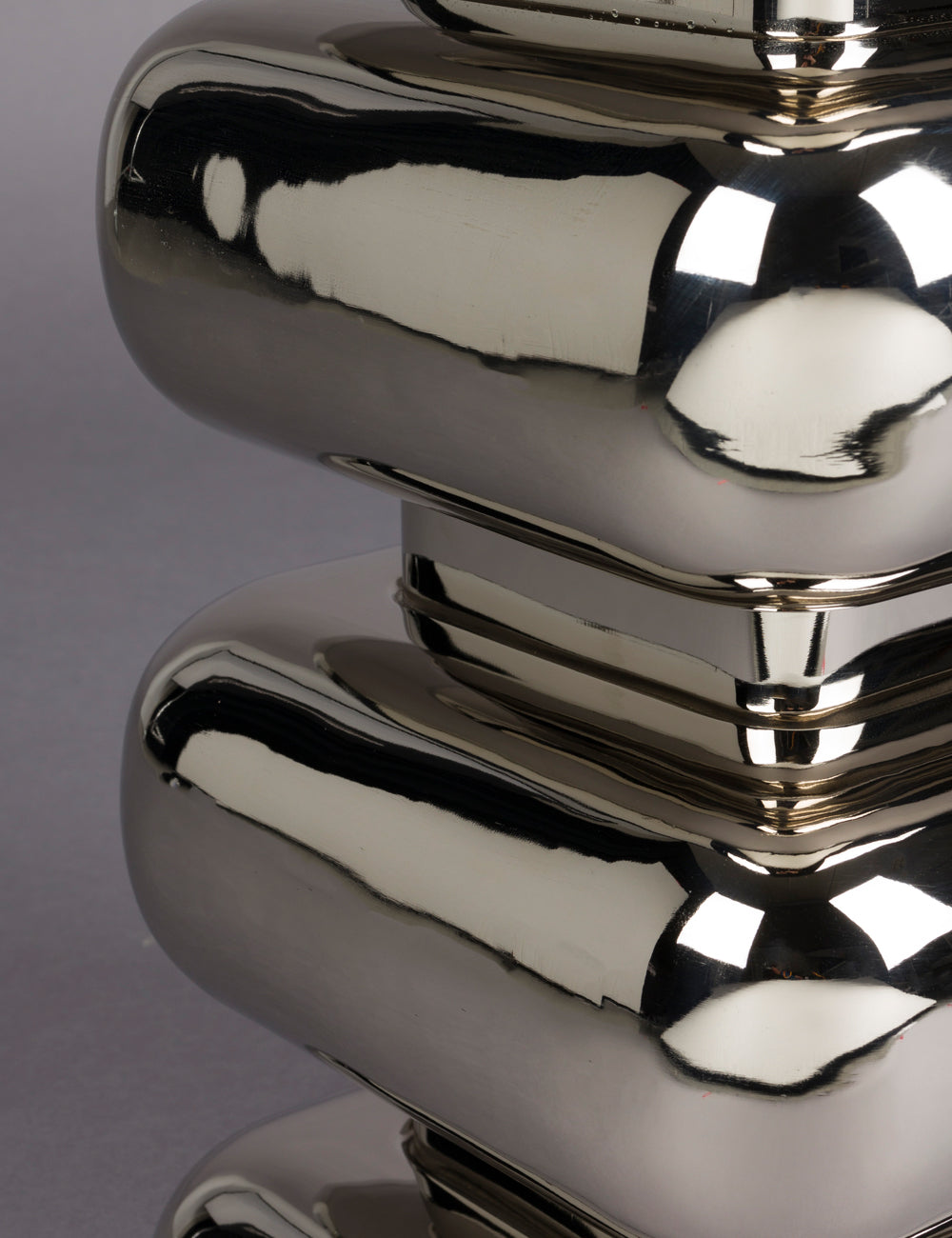 Poodle Stool in Chrome