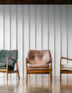 Draper Armchair - Brown leather