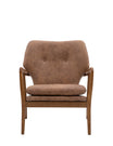 Draper Armchair - Brown leather