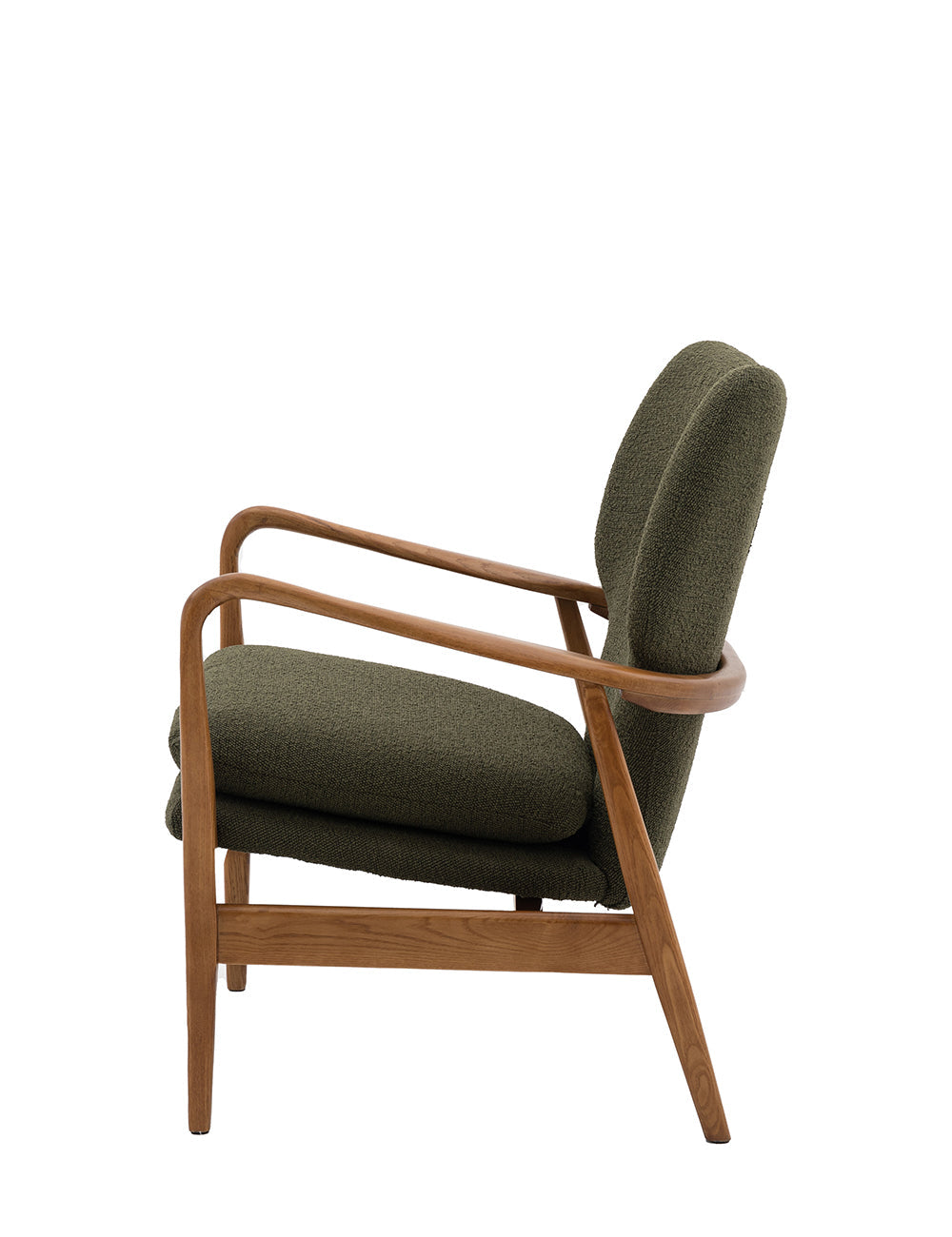 Draper Armchair - Green Boucle