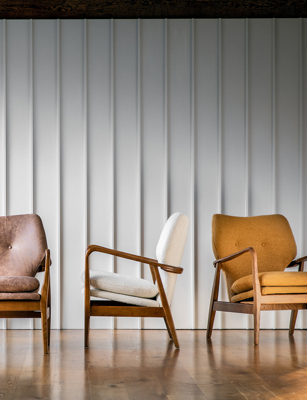 Draper Armchair - Ochre Boucle