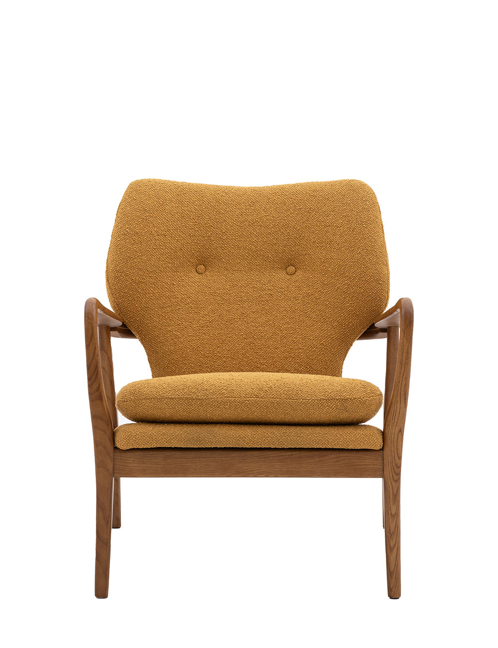 Draper Armchair - Ochre Boucle