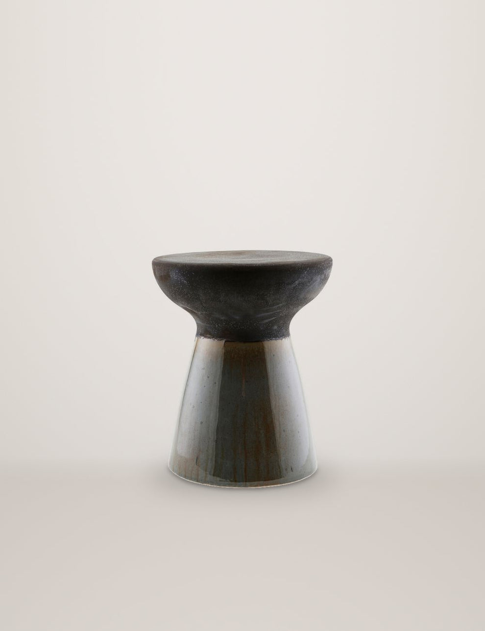 Pablo Green & Brown Side Table