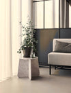 Marb Beige Side Table in a room setting