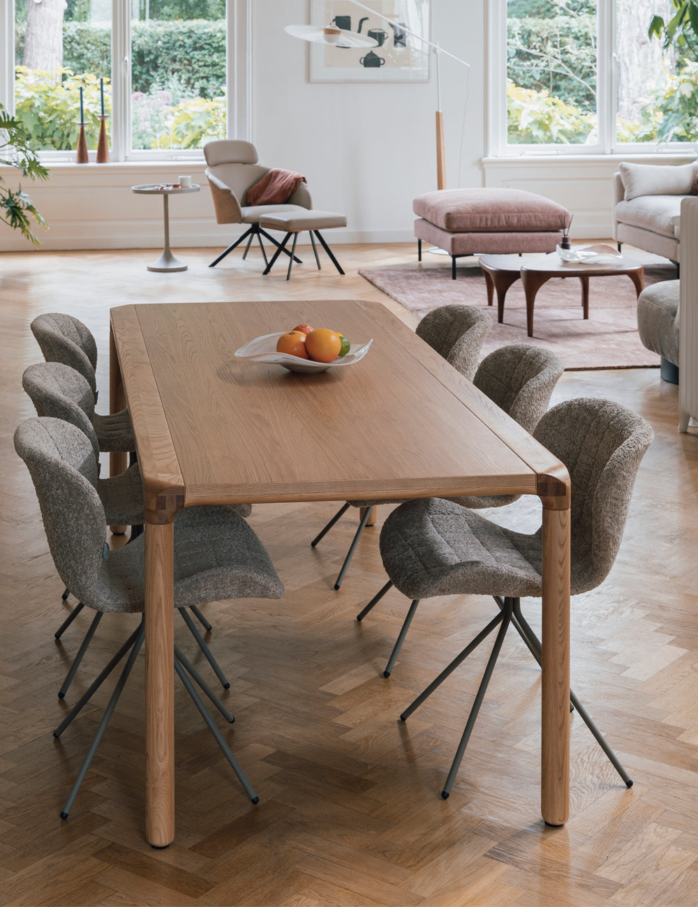 Large Toffee Dining Table Natural