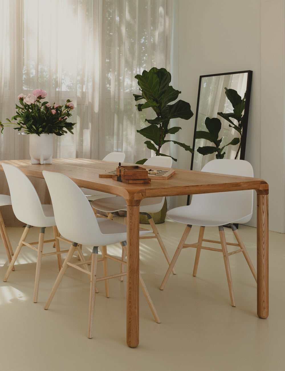 Large Toffee Dining Table Natural