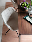 Large Toffee Dining Table Walnut