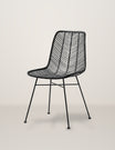 Lena Rattan Black Dining Chair