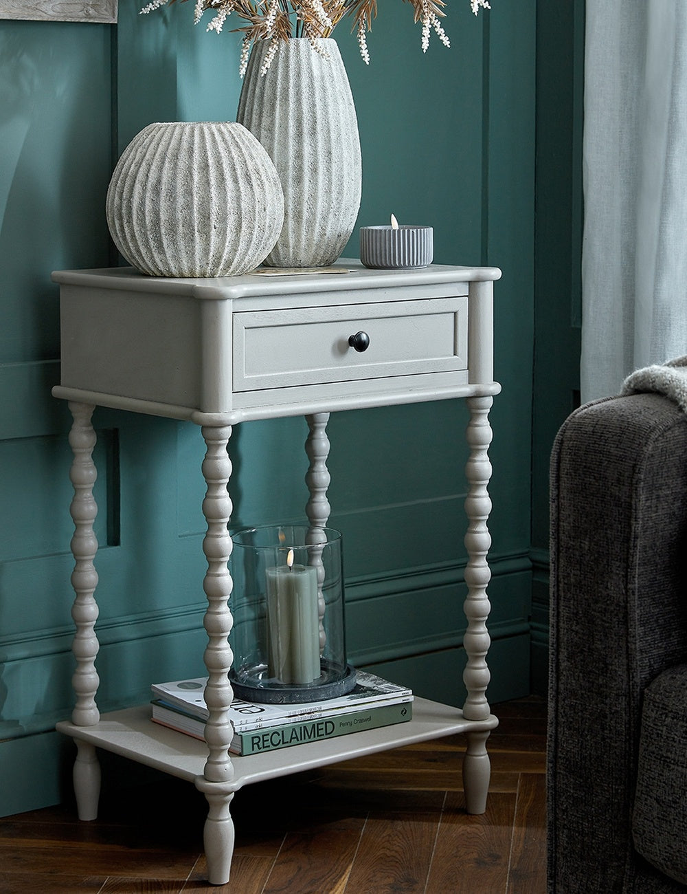 Clara One Drawer Sidetable