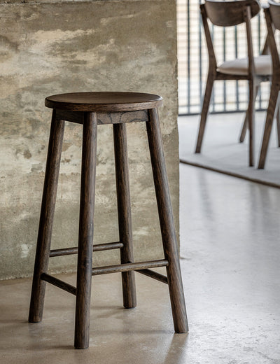 Eden Stool in Smoked