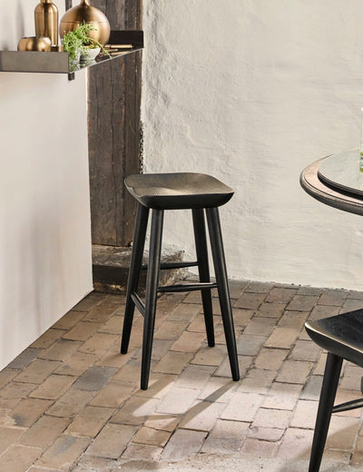 Bar Black Stool in a room setting