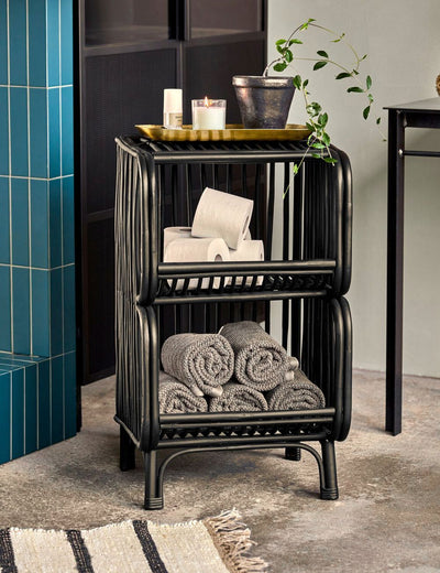 Shelf Black Shelving Unit in a room setting