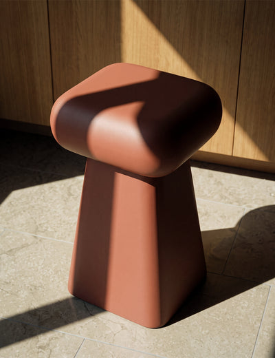 Elipsis Stool in Brick