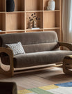 Cristobal Sepia 3 Seater Sofa