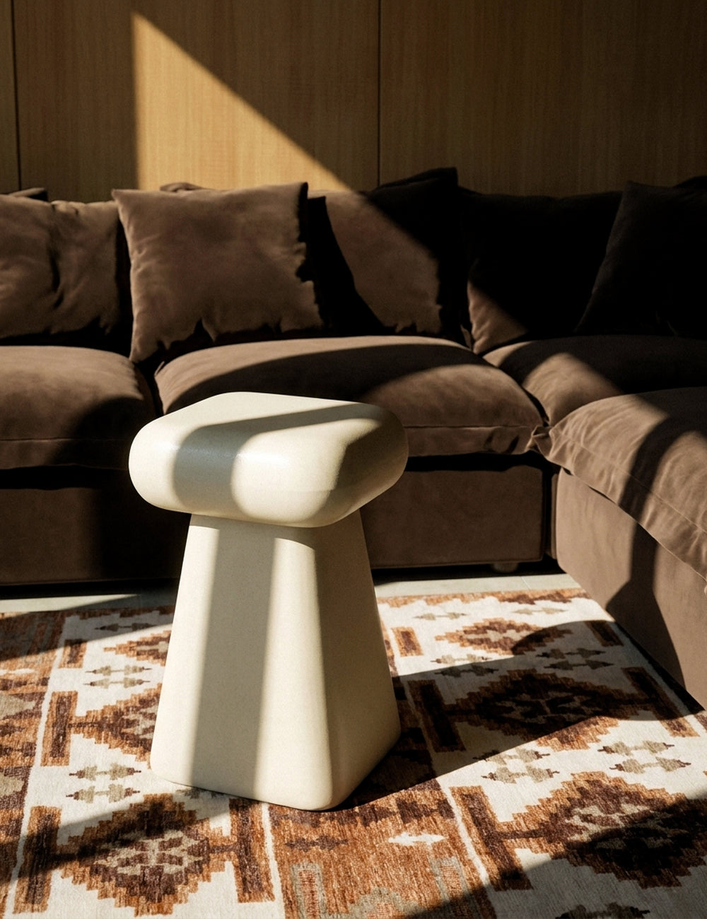 Elipsis Stool in Vanilla