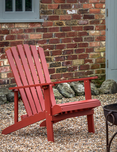 Capri Lounge chair in Rust
