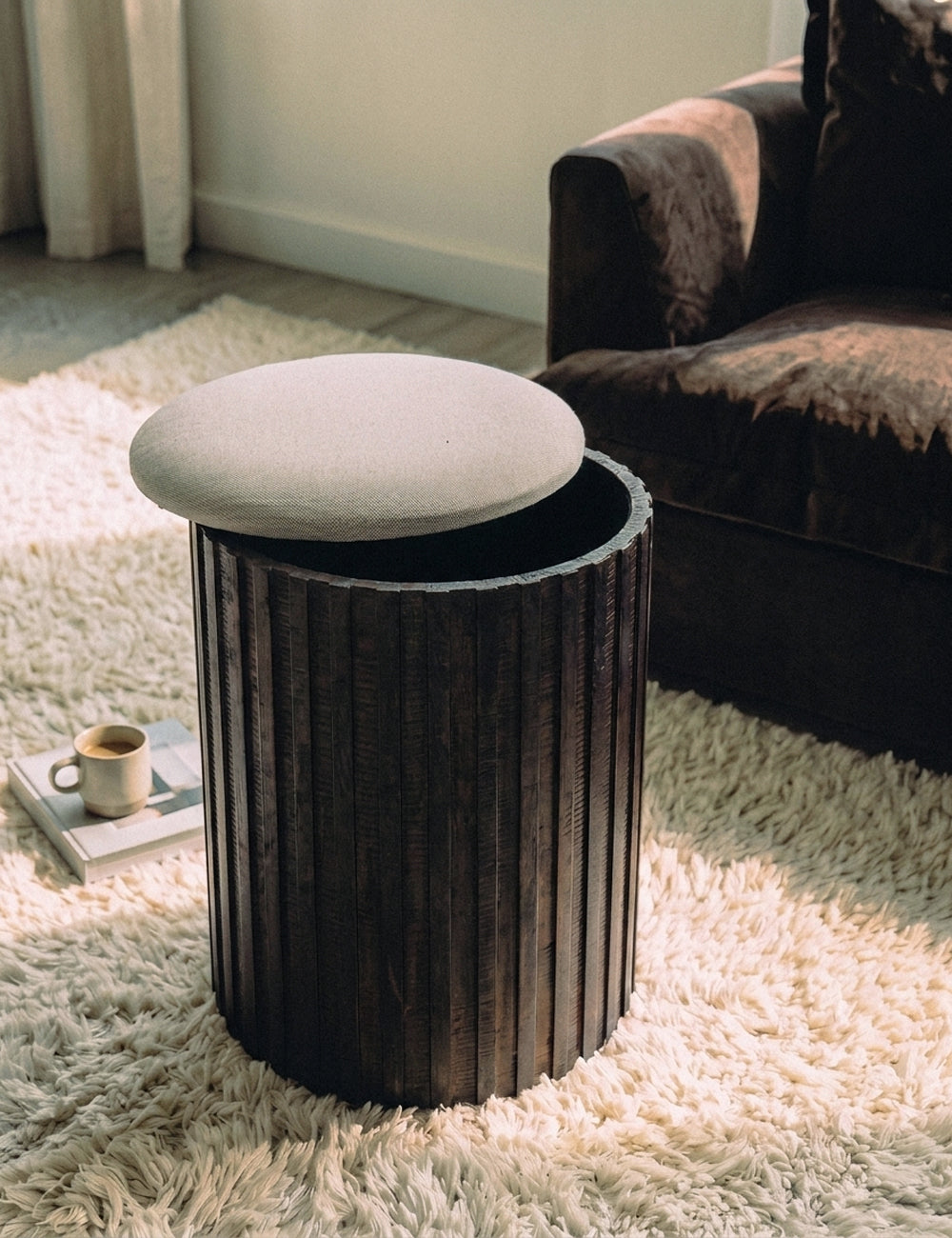 Rudy Storage Pouffe