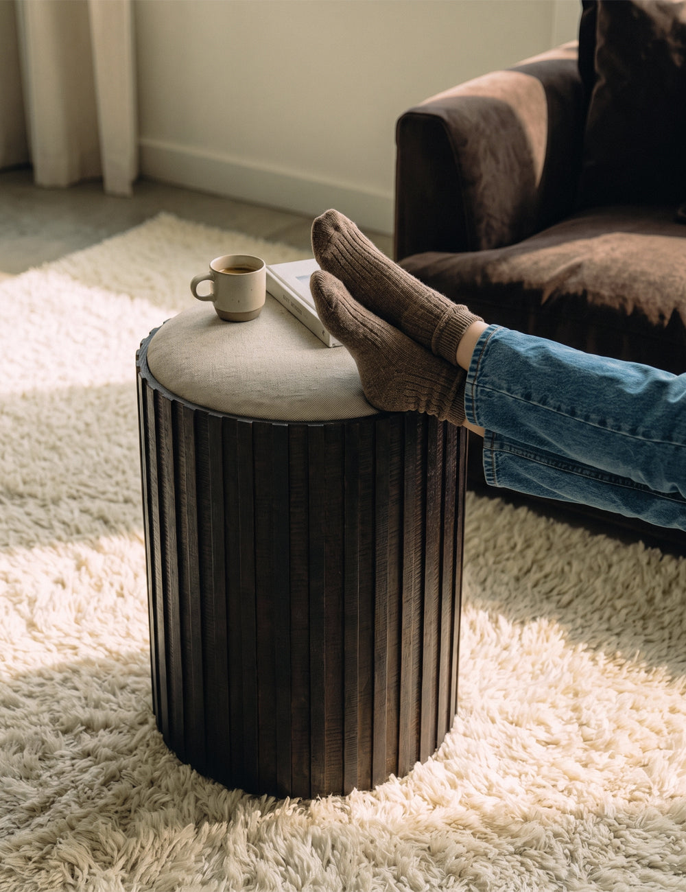 Rudy Storage Pouffe