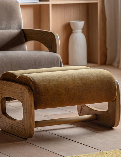 Cristobal Golden Footstool