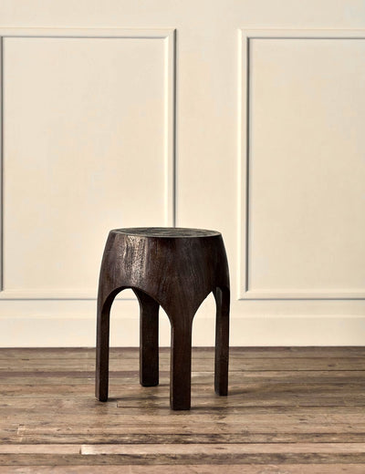 Woda Brown Stool in a room setting