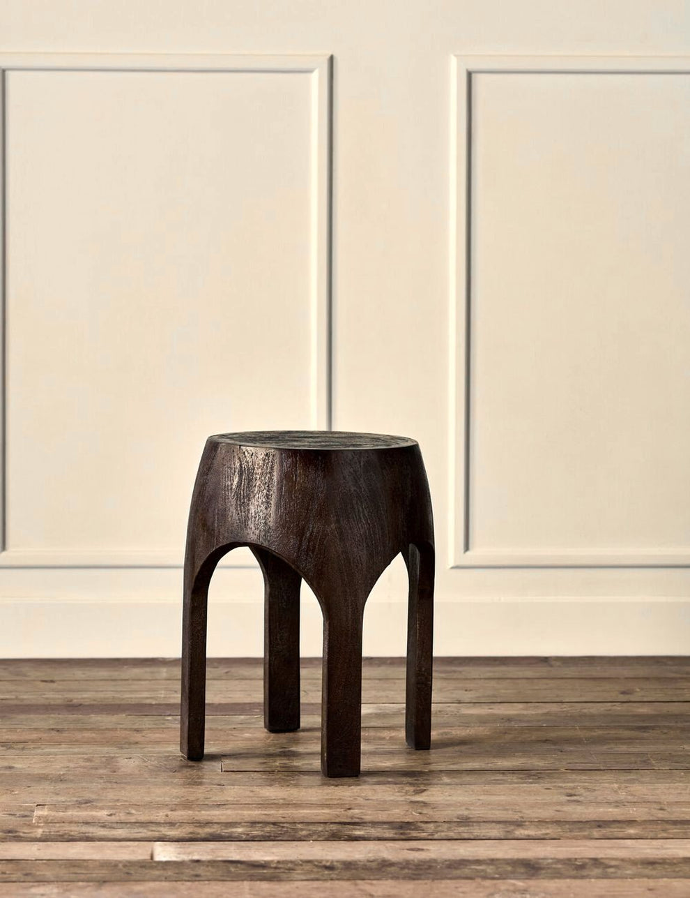 Woda Brown Stool in a room setting