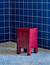 Brick Red Side Table in a room setting