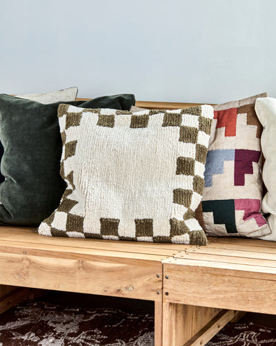 Green Gambit Cushion Cover