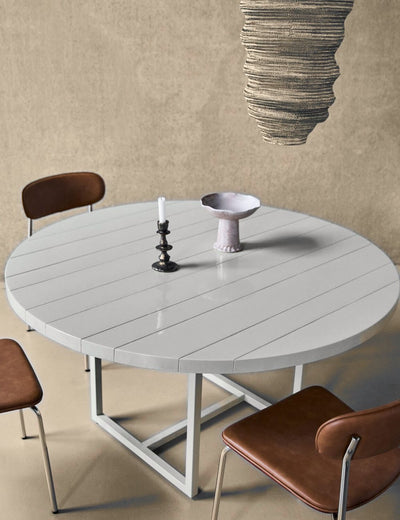 Kant Sand Dining Table in a room setting