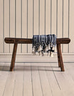 Lane Brown Bench in a room setting