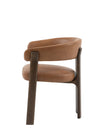 Como Dining Chair Brown Leather