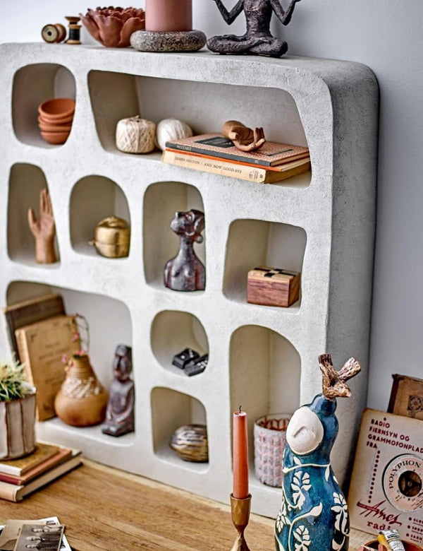 Abstract Shelf Rose & Grey Rose and Grey