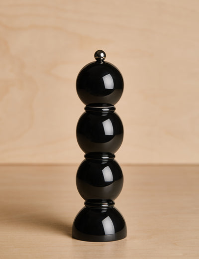 Addison Ross Black Bobbin Salt or Pepper Mill