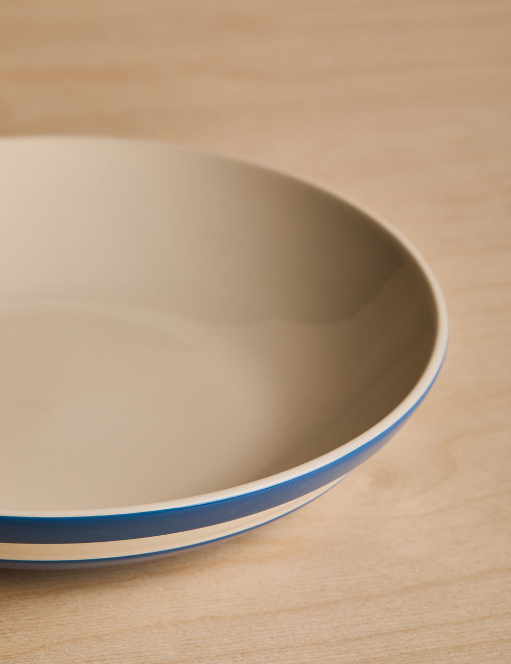 Blue Cornishware Pasta Bowl