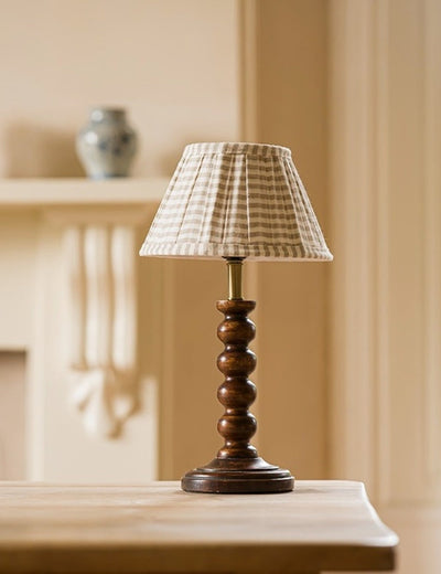 The Bobbin Table Lamp in Walnut